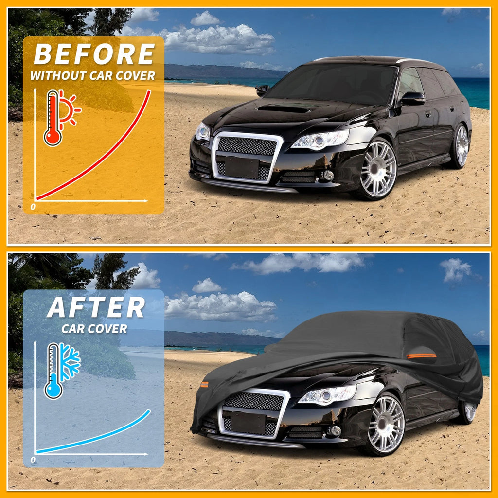 Waterproof Car Cover for Subaru Legacy Hatchback (190T-PU)