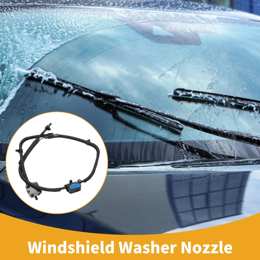 Front Windshield Washer Nozzle for BMW 430i 2017–2019, 435i 2014–2016, Black