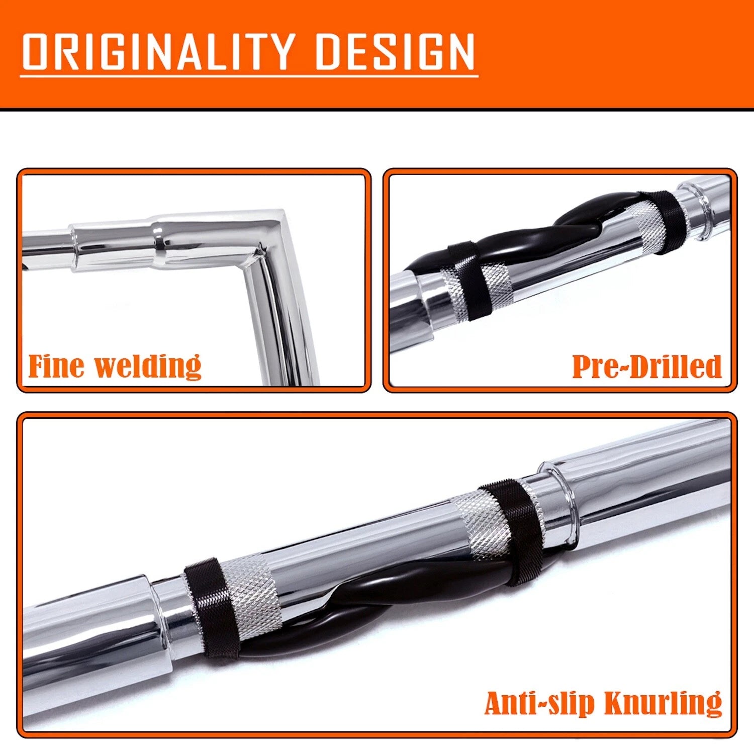 12" Prewired Pre-Drilled Ape Hanger Handlebar for Harley Road King FLHR (2014–2015)