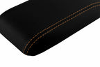 Leather Console Lid Armrest Cover for Honda Prelude (1997–2001) Orange Stitch