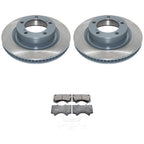 DuraGo Front Rotors & TRW Pro Ceramic Brake Pads Kit for LX570 Sequoia Tundra (2007–2021)