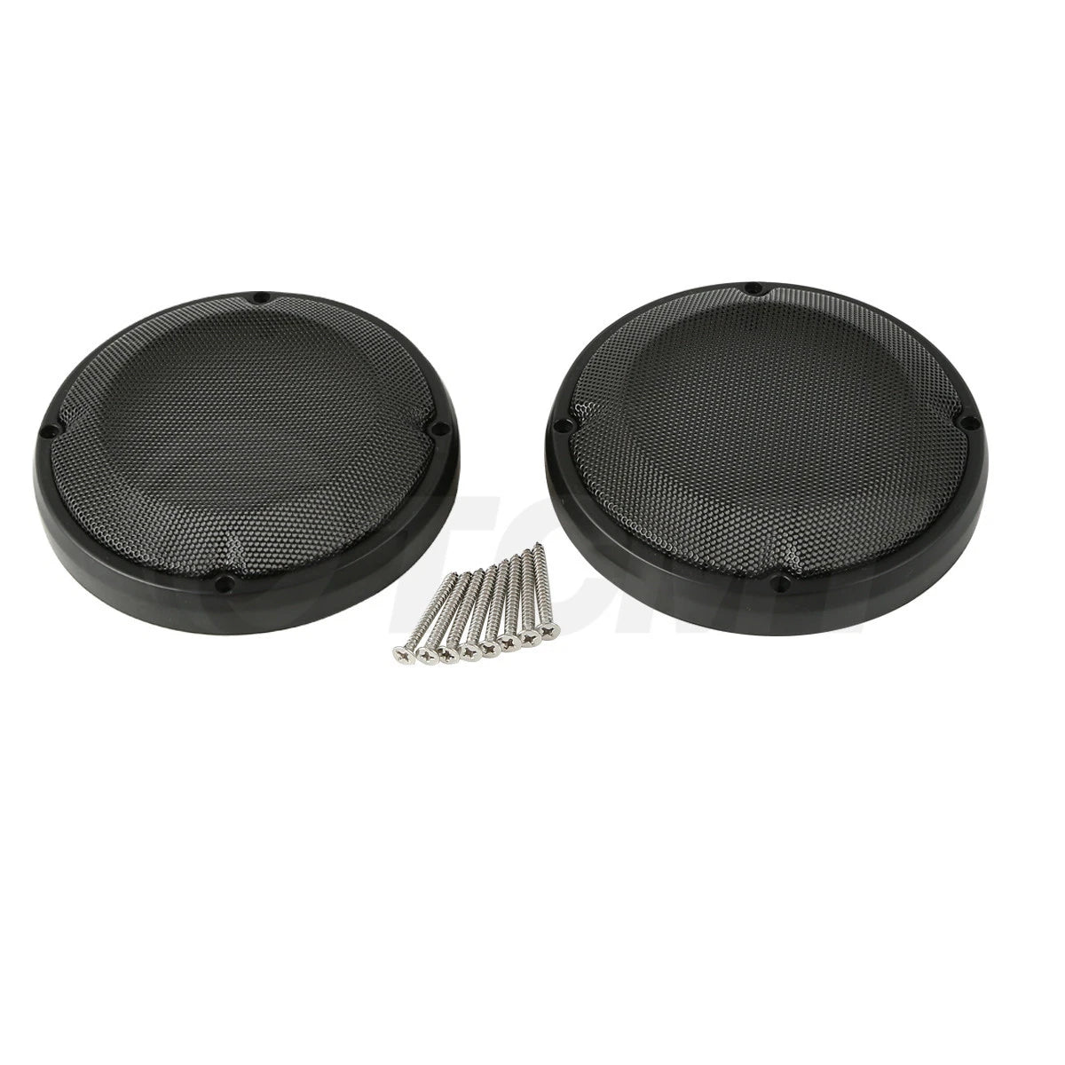Black Lower Vented Fairings 6.5" Speaker Grills for Harley Touring (1983–2024)