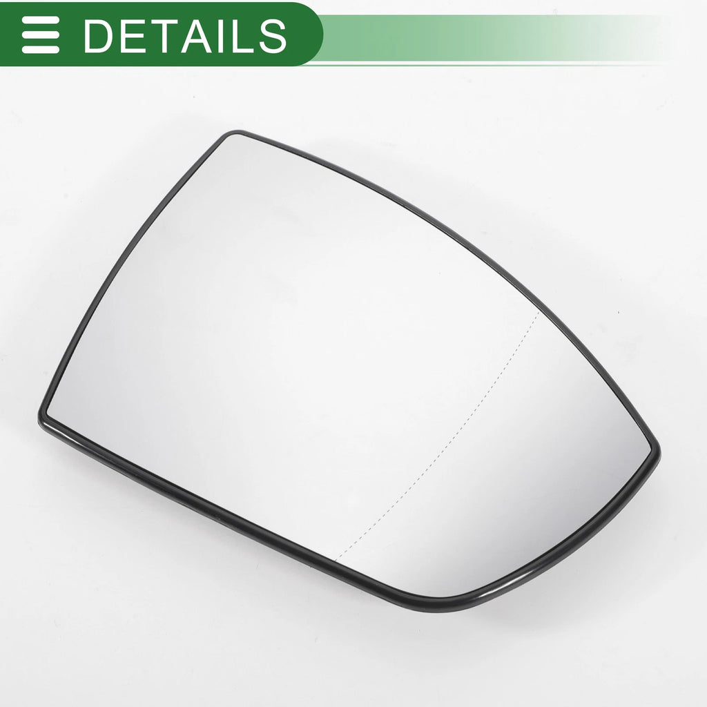 Right Side Heated White Mirror Glass for Ford Kuga (2012–2019) 639664013066