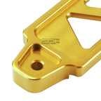 Gold Aluminum Battery Tie Down Mount Bracket Kit for Auto Car (170MM/145MM)