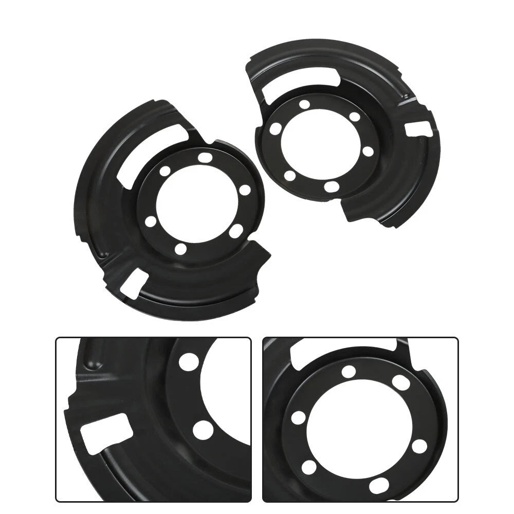2PC Brake Dust Shield for Jeep Cherokee XJ/Wrangler/Grand Cherokee (1984–2001)