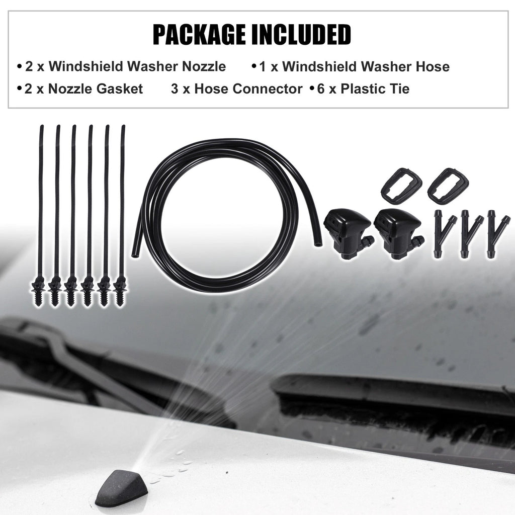 Windshield Washer Nozzle Spray Kit No. 85381AE020 for Toyota Sienna (2011–2020)