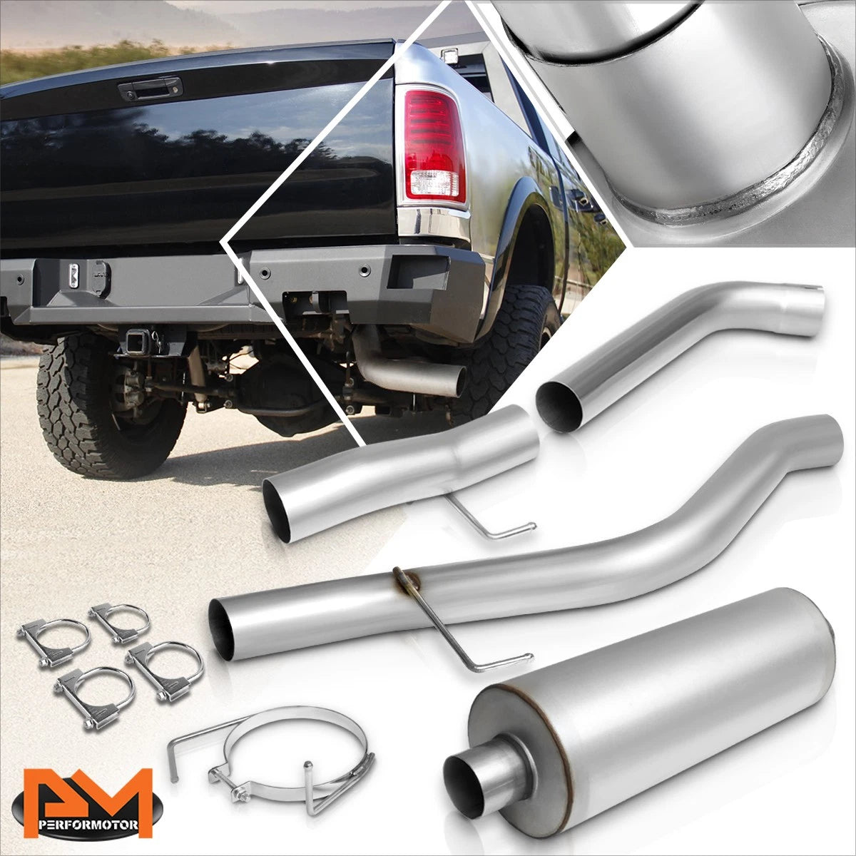 3" Catback Exhaust System for Dodge Ram 1500 5.7L V8 Crew Cab (2004–2005)