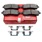 Set of 4 TRW Pro Rear Metallic Brake Pads for Ford Excursion F-250 F-350 (1999–2005)