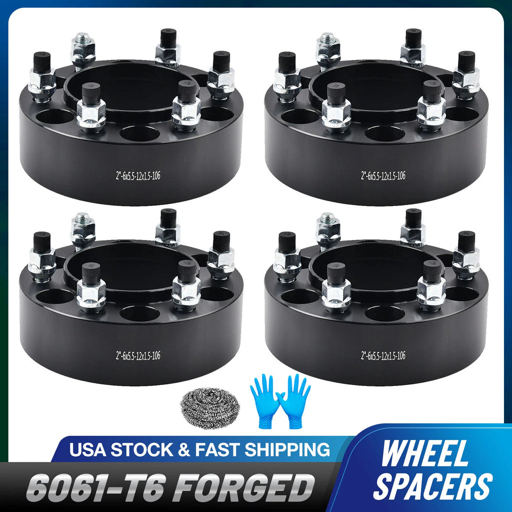 2" Hubcentric Wheel Spacers for Toyota Tacoma 4Runner Tundra (2016–2024)