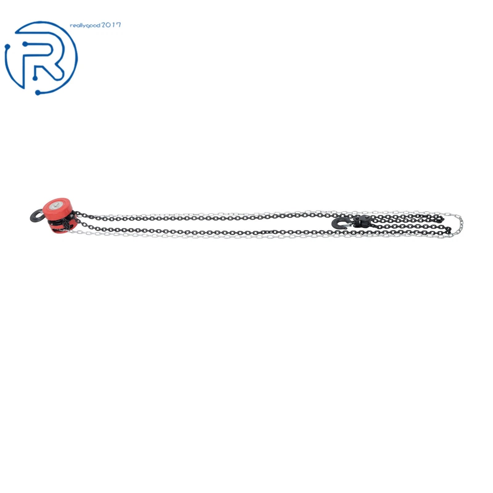 2 Ton Manual Chain Hoist for (8' Lift, 2 Hooks, Alloy Steel)