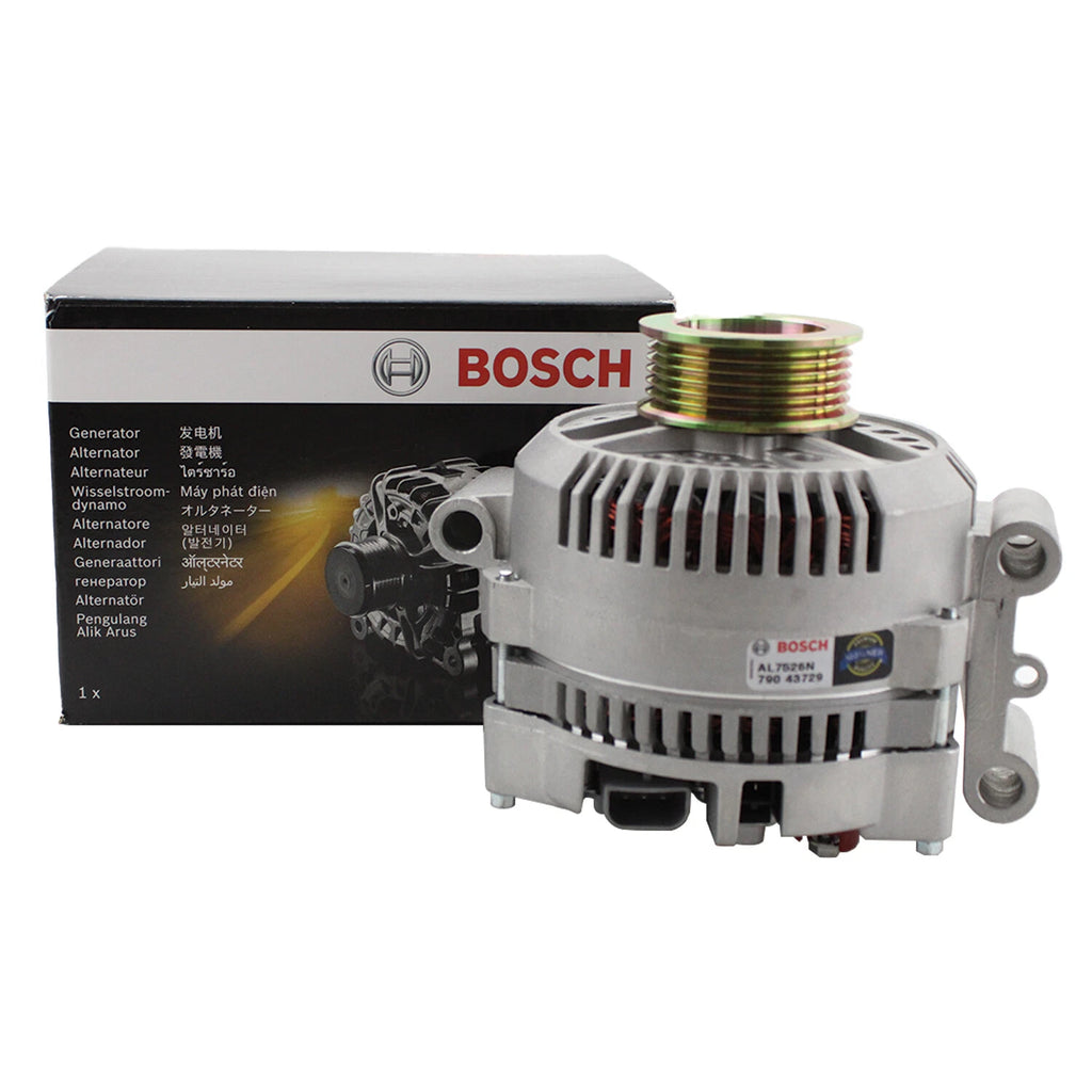 Bosch AL7526N Alternator 130 Amp for E-150 E-250 Explorer Ranger B2300 B4000 (1992–2003)