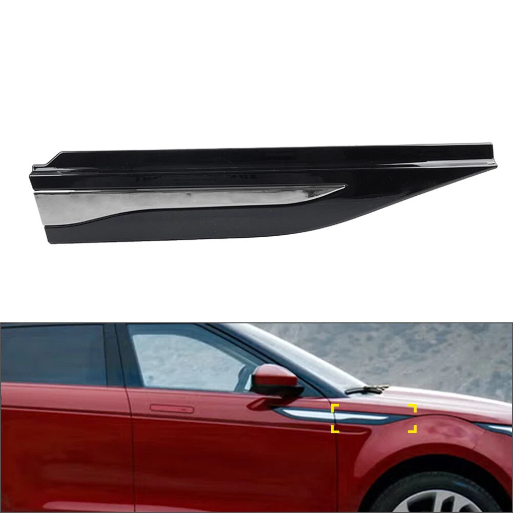 Right Chrome Front Fender Air Vent Cover Trim for Range Rover Evoque (2019–2023)
