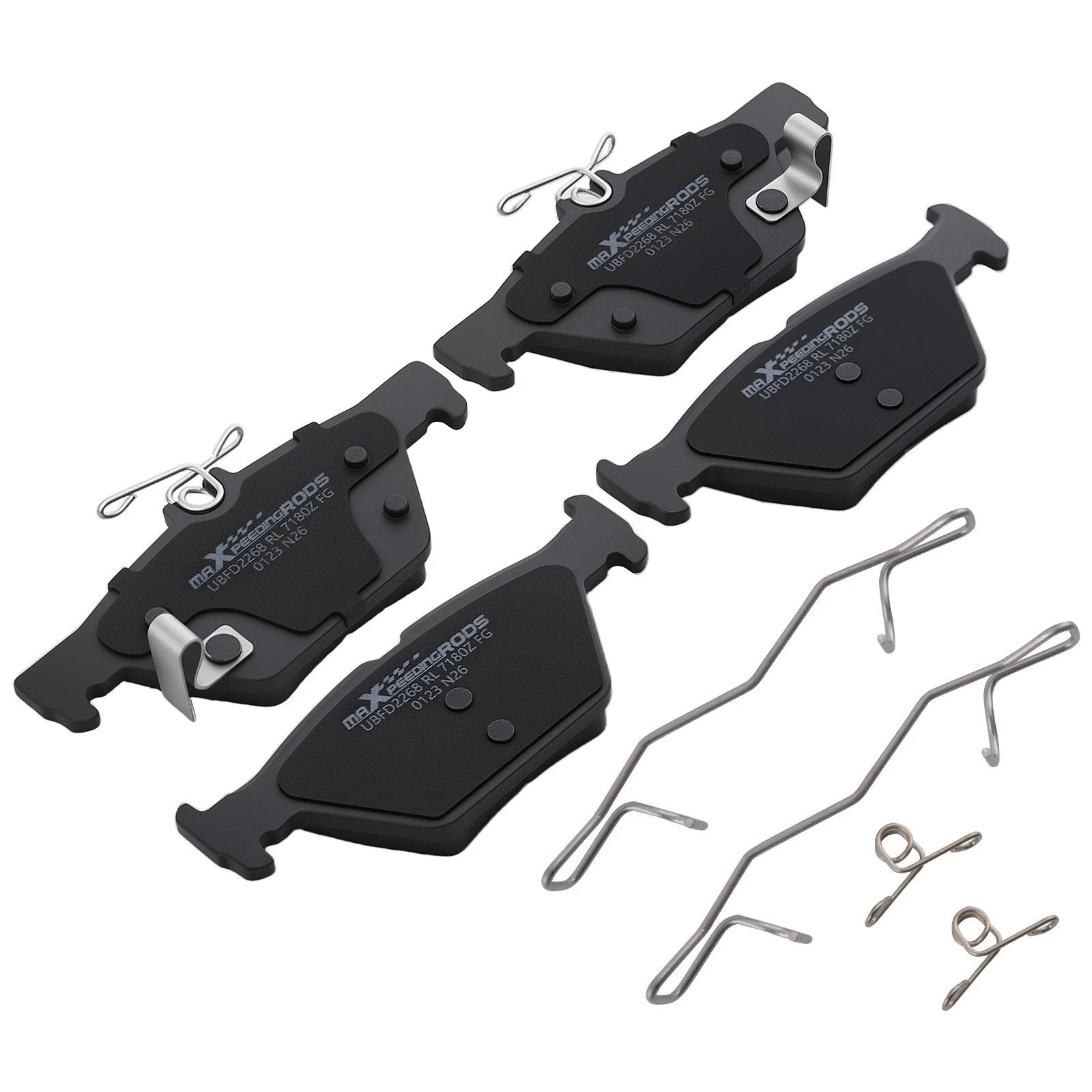 Set of 4 Rear Ceramic Brake Pads for Subaru Legacy Outback WRX (2015–2025)