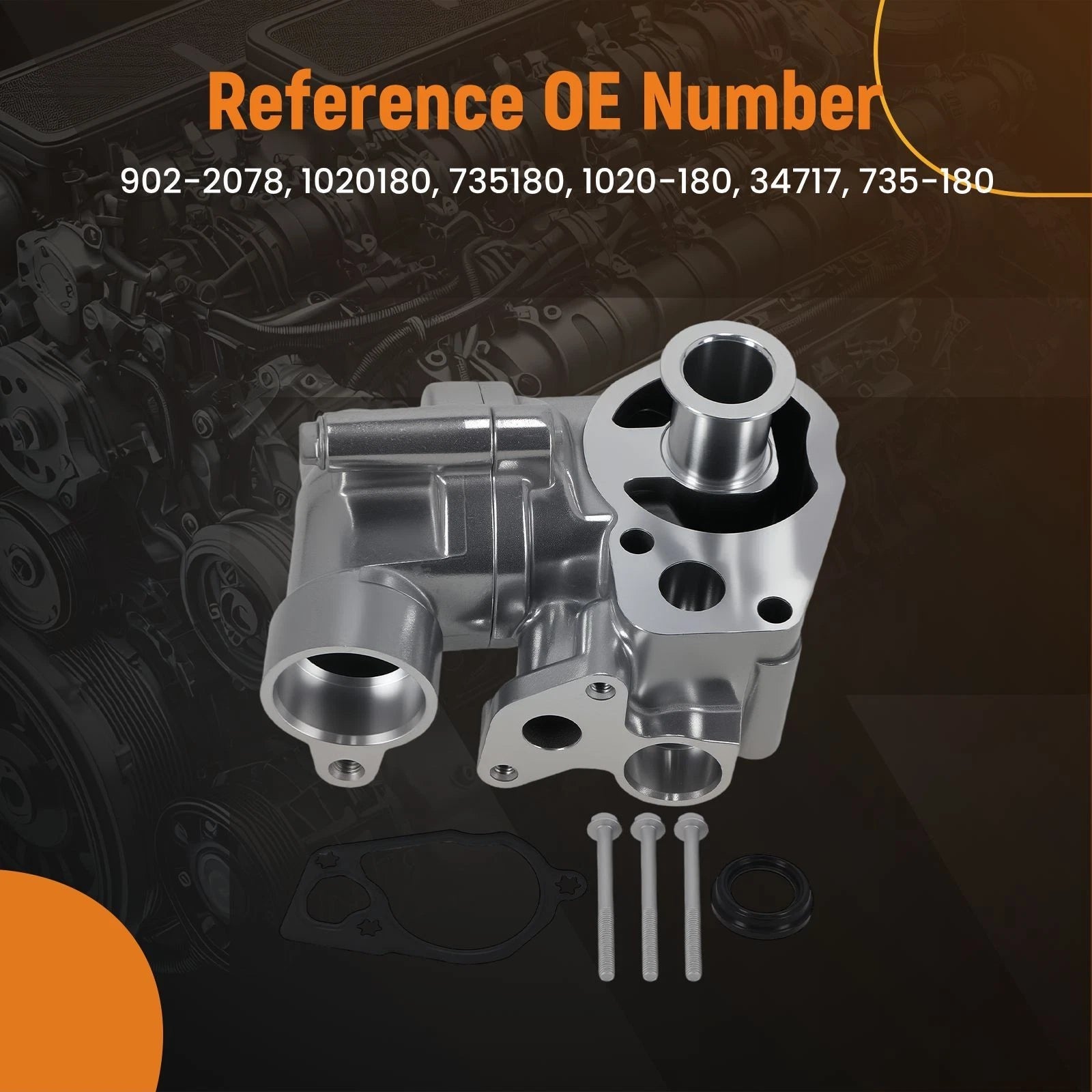Thermostat Housing for Chevrolet Camaro (2010–2015) 12620254 902-2078 1020180