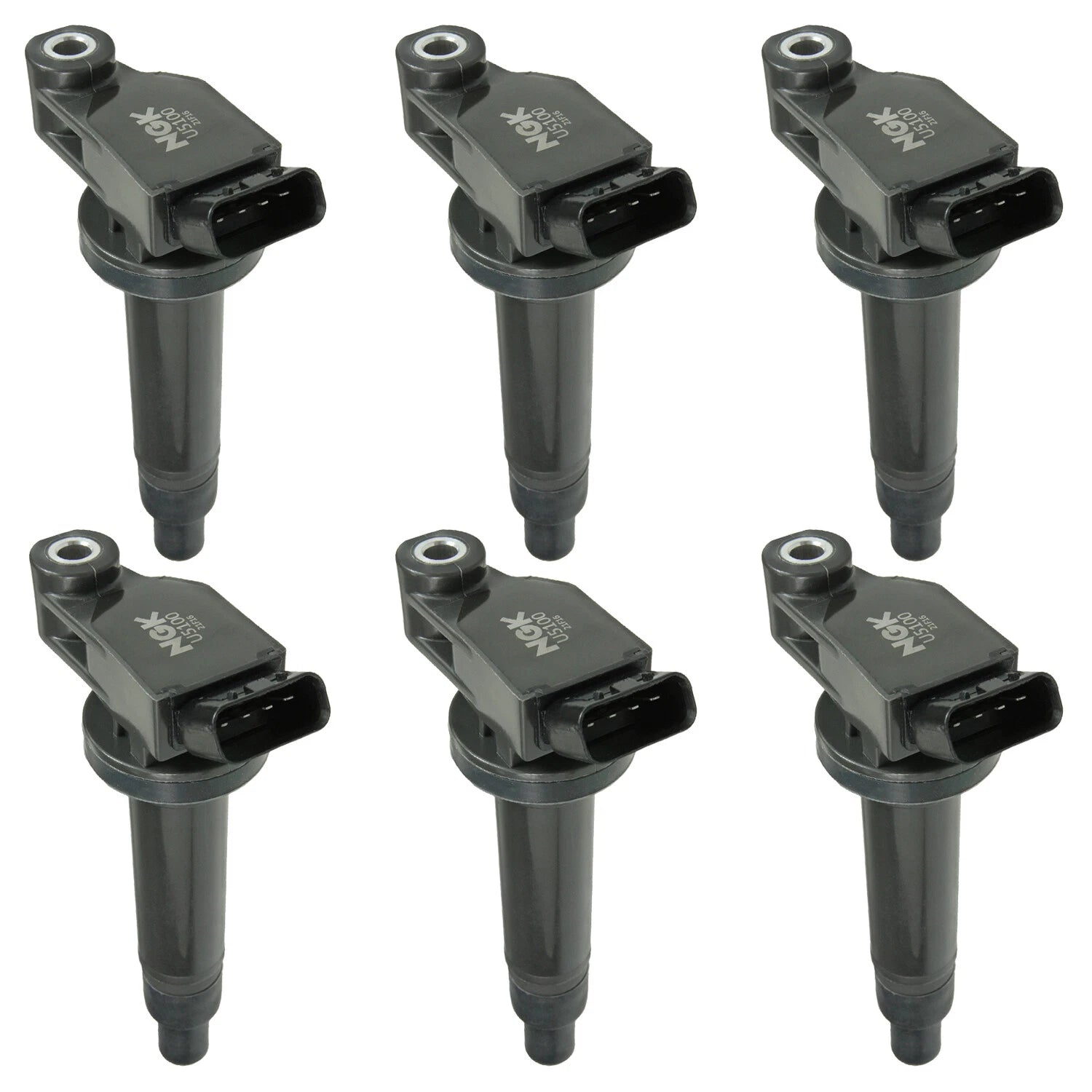 Set of 6 NGK COP Ignition Coils for ES300 RX300 Avalon Camry (1997–2003)