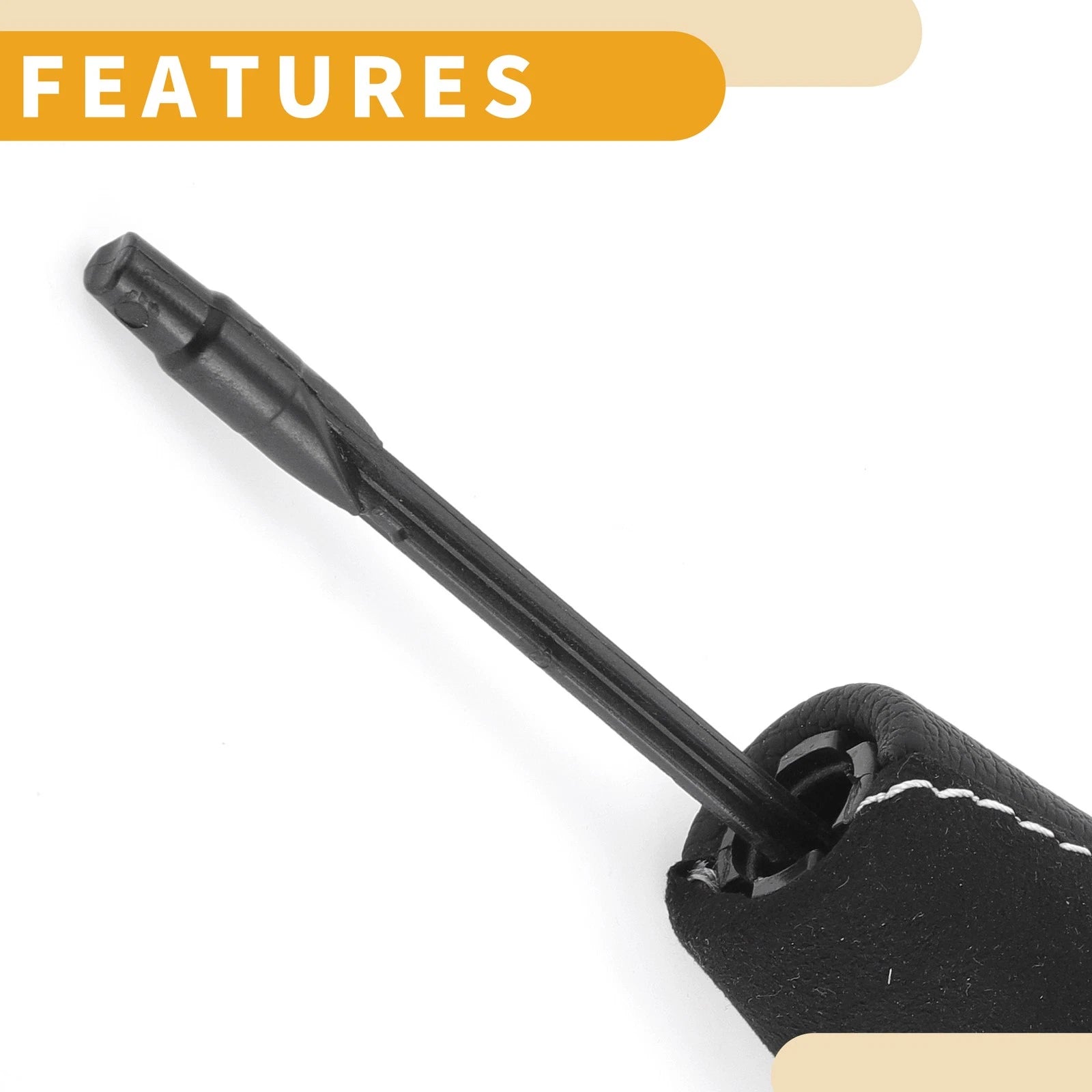 Automatic Gear Shifter Knob for BMW 318i (1997–1998) Plastic Faux Leather Black