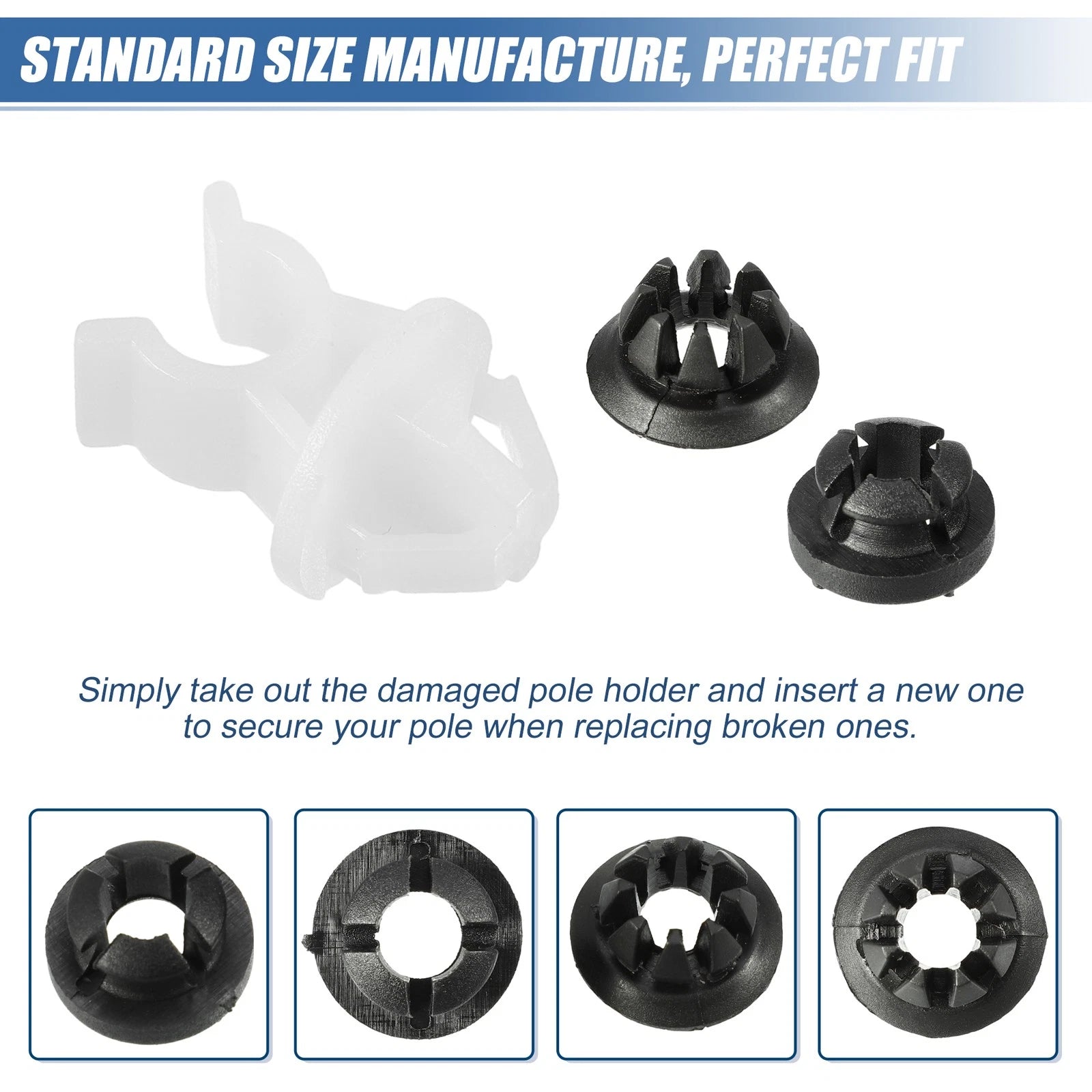 Set of 1 Hood Prop Rod Holder for Honda Odyssey (1995–2004) No. 91503SS0003