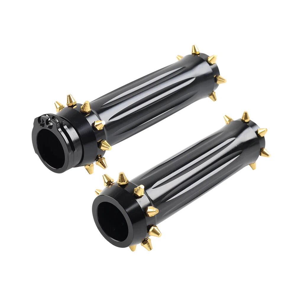 1'' Spikes Motorcycle Hand Grips for Harley Touring Dyna Softail