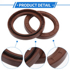 Set of 2 Oil Seal Rotary Shaft Seal FKM Rubber 75x100x13mm