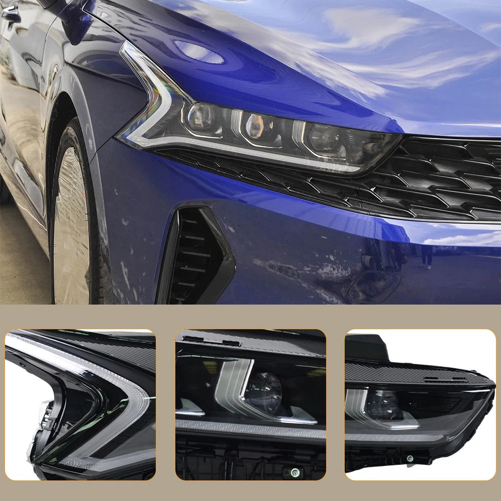 Right Passenger Side Headlight for Kia K5 GT GT-Line (2021–2024) LED
