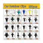 Set of 955 Push Pins for Universal Automotive Applications