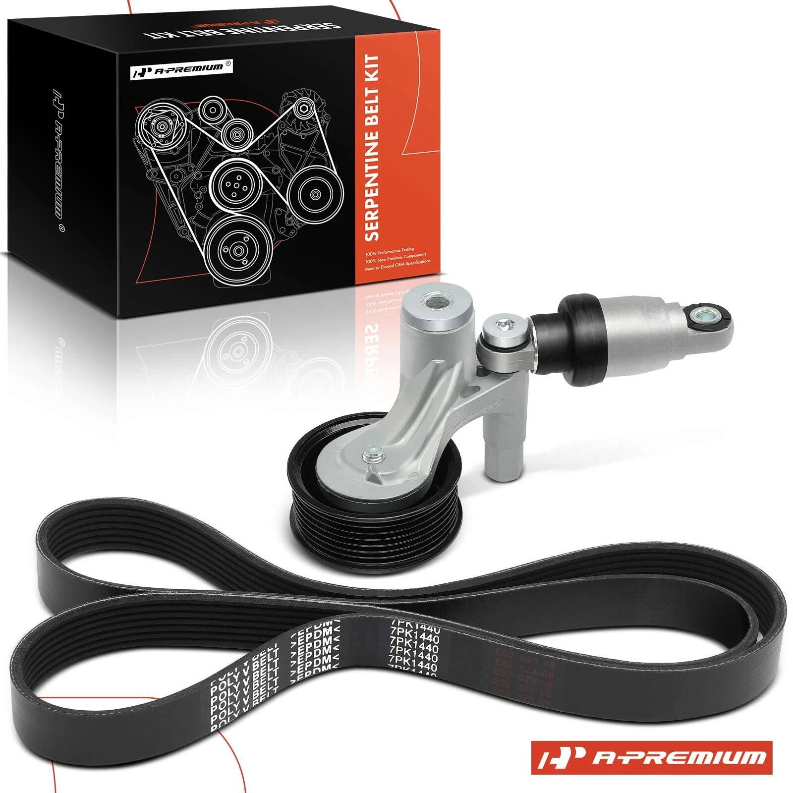 2X Serpentine Belt Drive Component Kit for Honda Accord CR-V (2013–2020)
