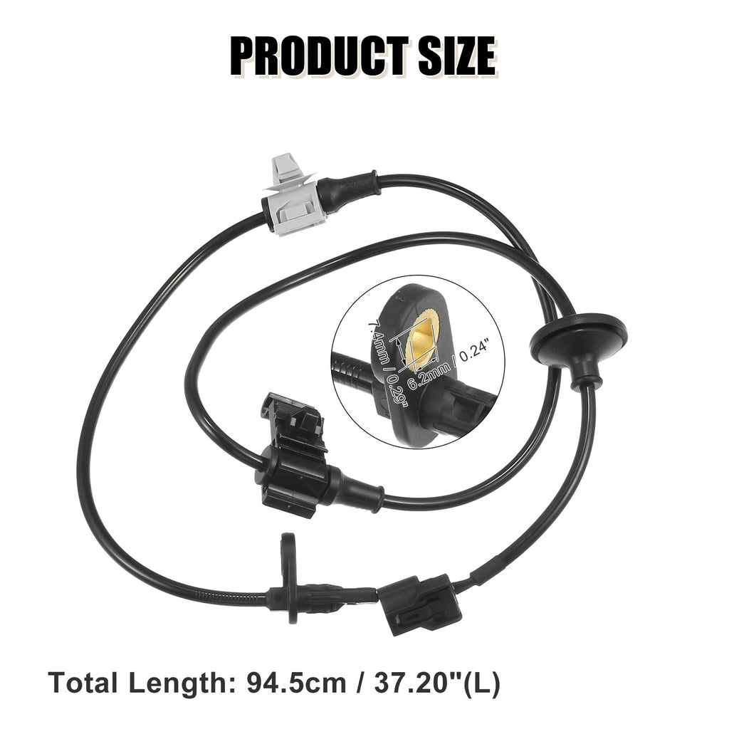 2pcs ABS Sensor No. 57450SHJA02/57455SHJA02 for Honda Odyssey 