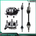 Front CV Axle Shaft + Wheel Hub Bearing for Dodge Grand Caravan (2008–2010)