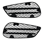 Pair Front Bumper Fog Lamp Grille for Mercedes-Benz E-Class W212 (2013–2015)