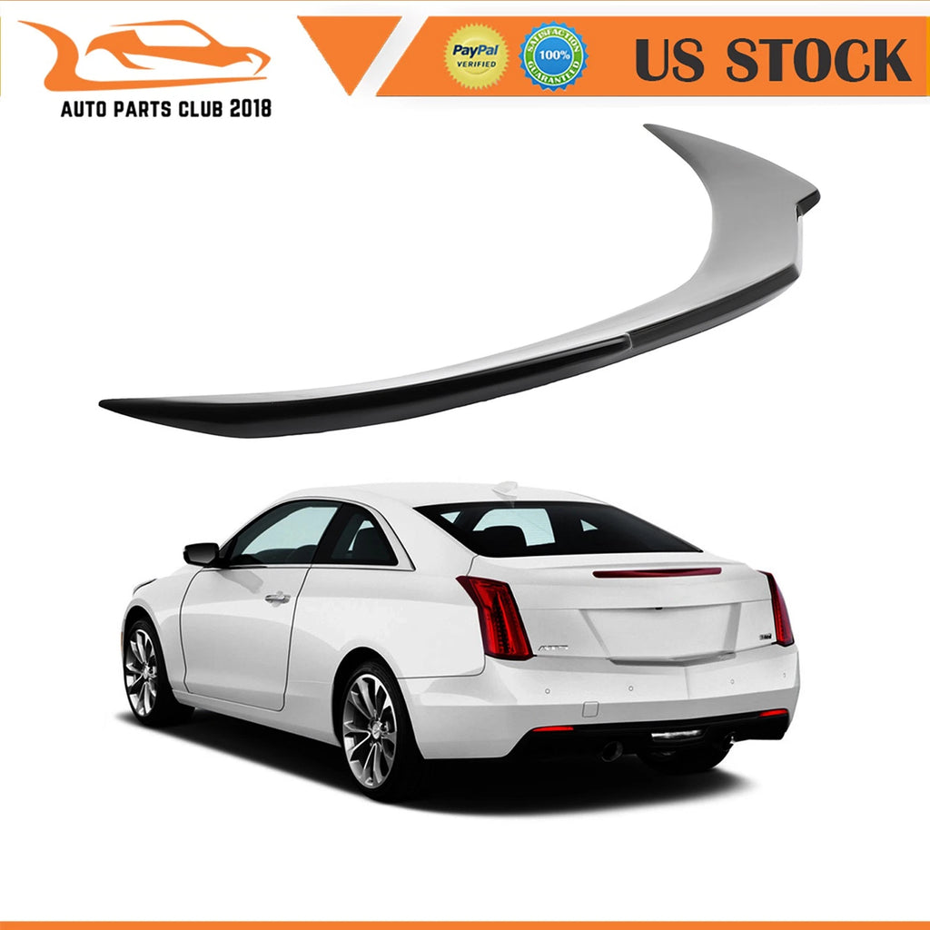 Rear Trunk Spoiler Wing for Cadillac ATS Sedan (2013–2019) Glossy Black