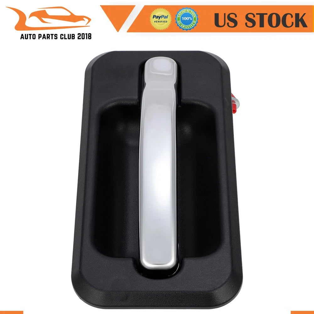 Rear Passenger Outside Door Handle for Hummer H2 (2003–2009) Chrome/Black