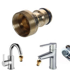 Brass Hose Tap Connector for Washing Machine Tap, Garden Water Pipe (1 Pcs)