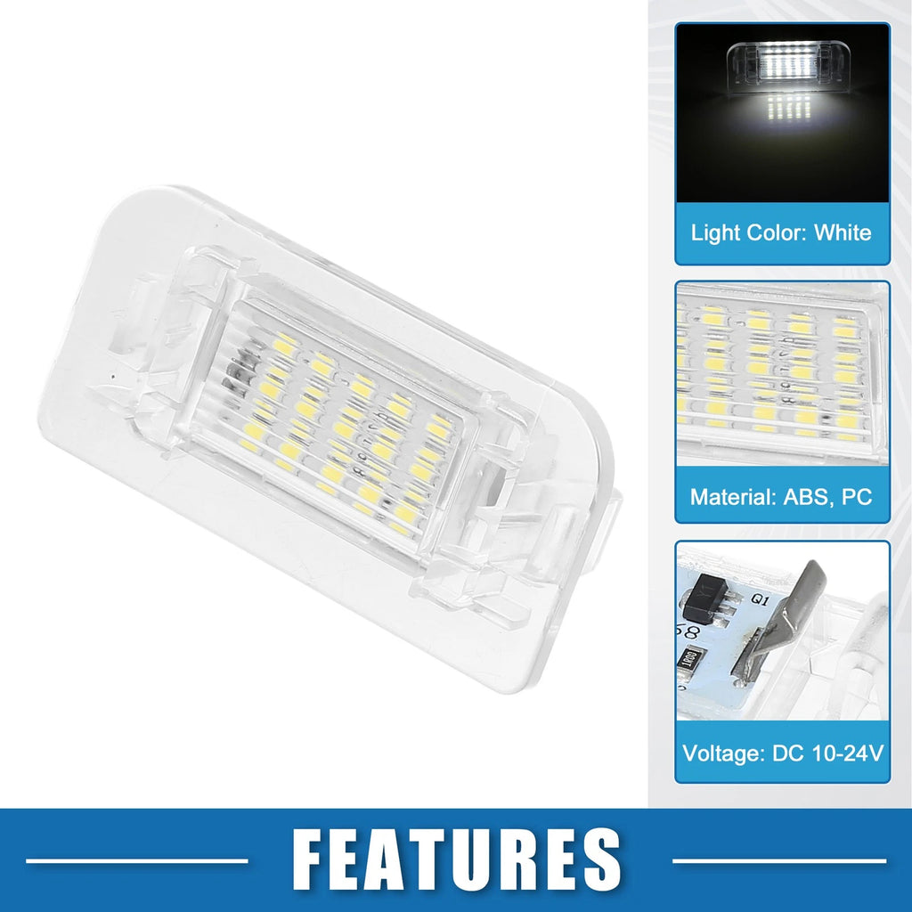 2X LED License Plate Light No.A2468201566 for Mercedes-Benz B-Class (2011–2019)
