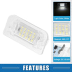 2X LED License Plate Light No.A2468201566 for Mercedes-Benz B-Class (2011–2019)