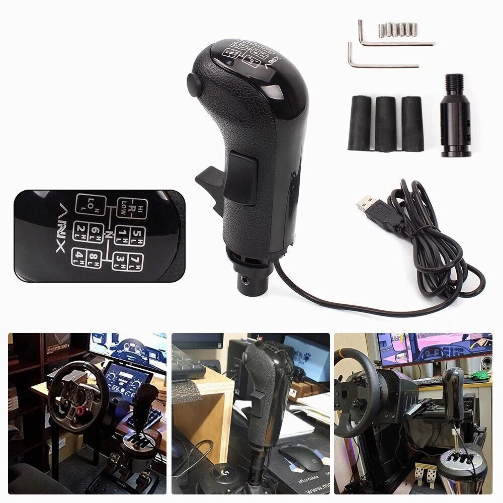 Game Shifter Knob for Logitech G29 G27 G25 Thrustmaster TH8A FANATEC