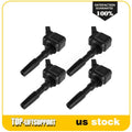 Set of 4 Ignition Coils for Volkswagen Jetta L4 1.4L (2014–2017)