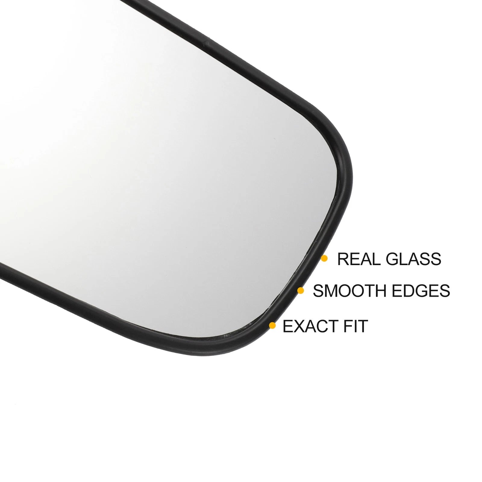 Right Lower Heated White Mirror Glass for Hyundai H350 (2015–2020)
