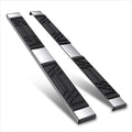 Set of 2 Polished Side Step Pads for Nissan Pathfinder (2005–2012)