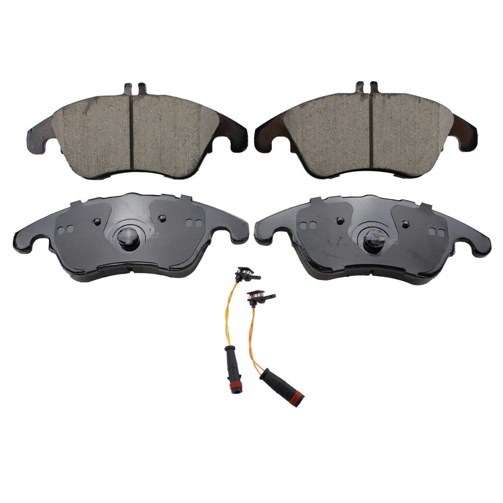 Set of 4 Akebono Euro Ceramic Front Disc Brake Pads for W204 W205 C218 W212 W213