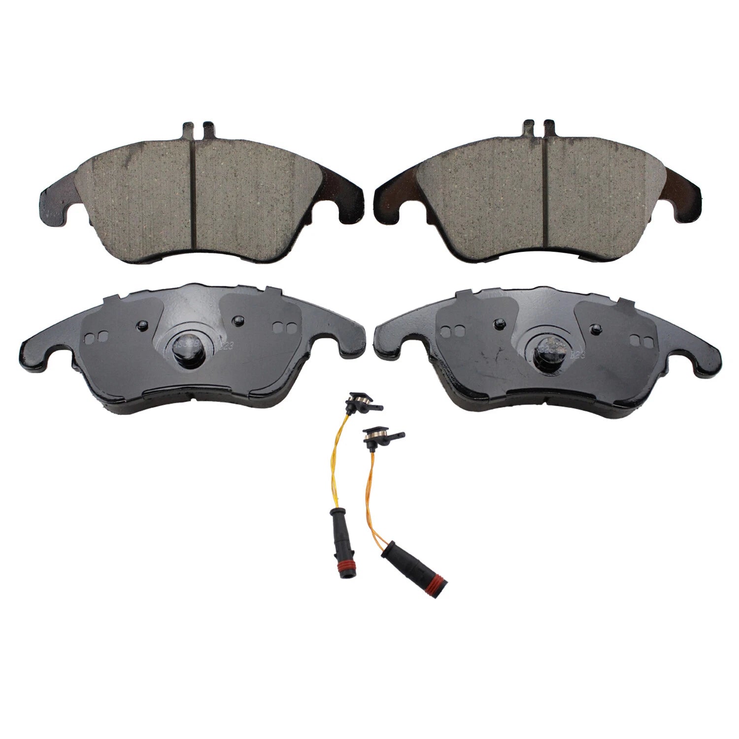 Set of 4 Akebono Euro Ceramic Front Disc Brake Pads for W204 W205 C218 W212 W213