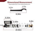 2x Front Shocks Absorbers w/ Adjustable Tool for Polaris RZR 800 S (2009–2014)