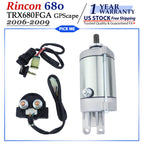 Starter for Honda TRX680FGA FourTrax Rincon 680 (2006–2009) With Relay & Key
