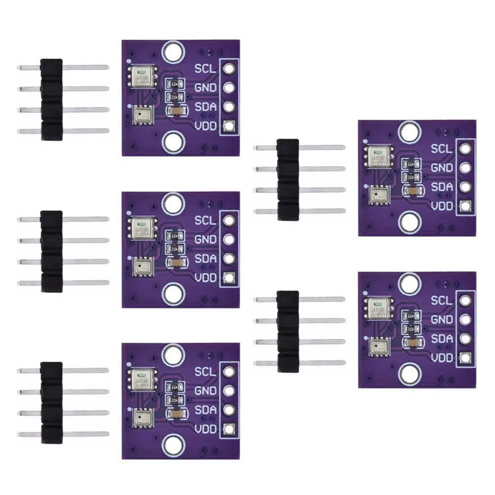 AHT20 for BMP280 Environmental Monitoring Module (Real Time Data Acquisition)