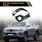 Set of 2 Carbon Fiber A/C Air Outlet Cover Trims for Toyota Tundra (2014–2021)