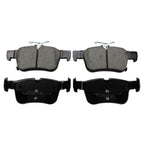 DuraGo Rear Rotors & Akebono ProACT Ceramic Brake Pads Kit for Continental