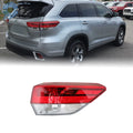 Passenger Right Side Outer Tail Lights for Toyota Highlander (2017–2019)