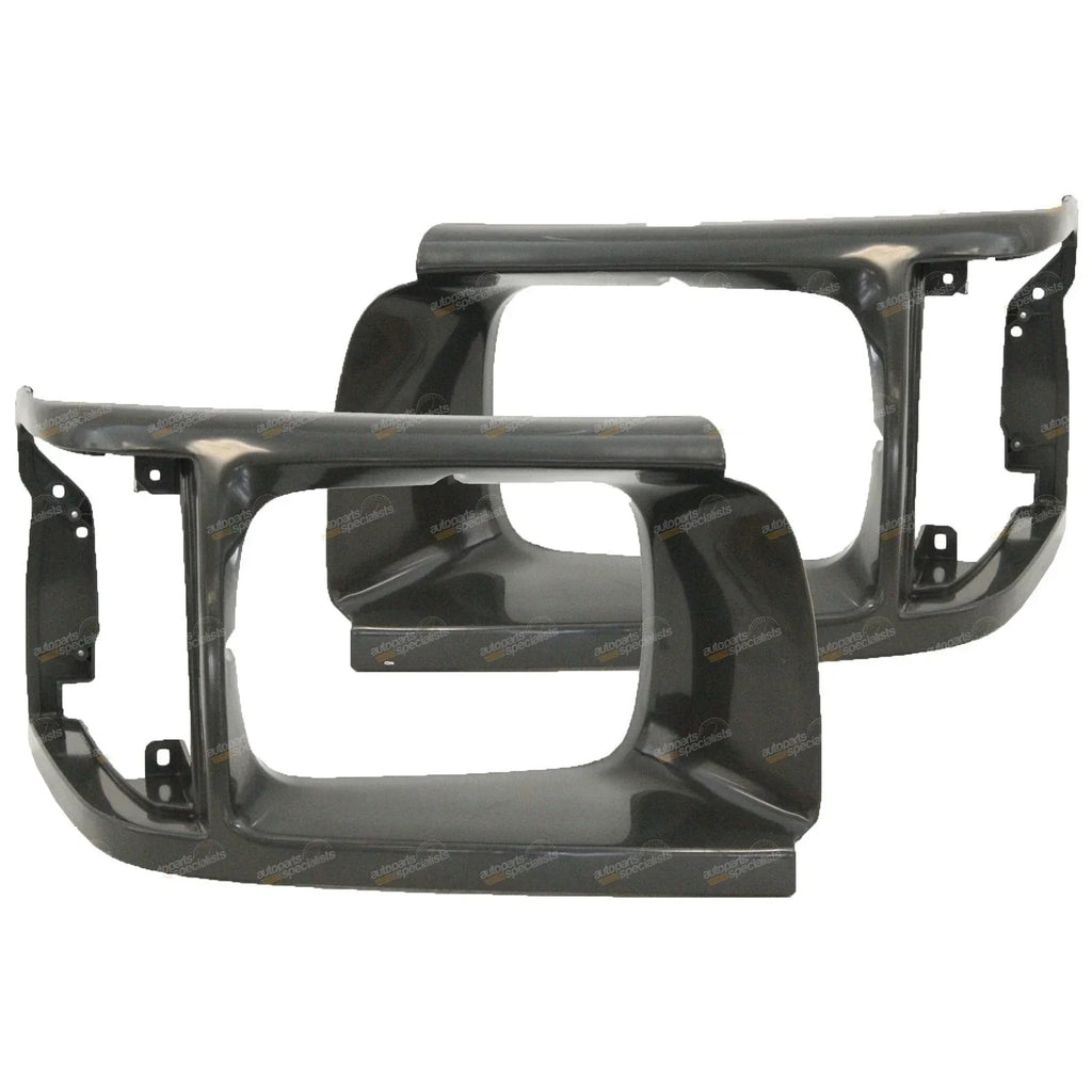 LH+RH Headlight Surround Pair Light Grey for Toyota Hiace (1992���1998)