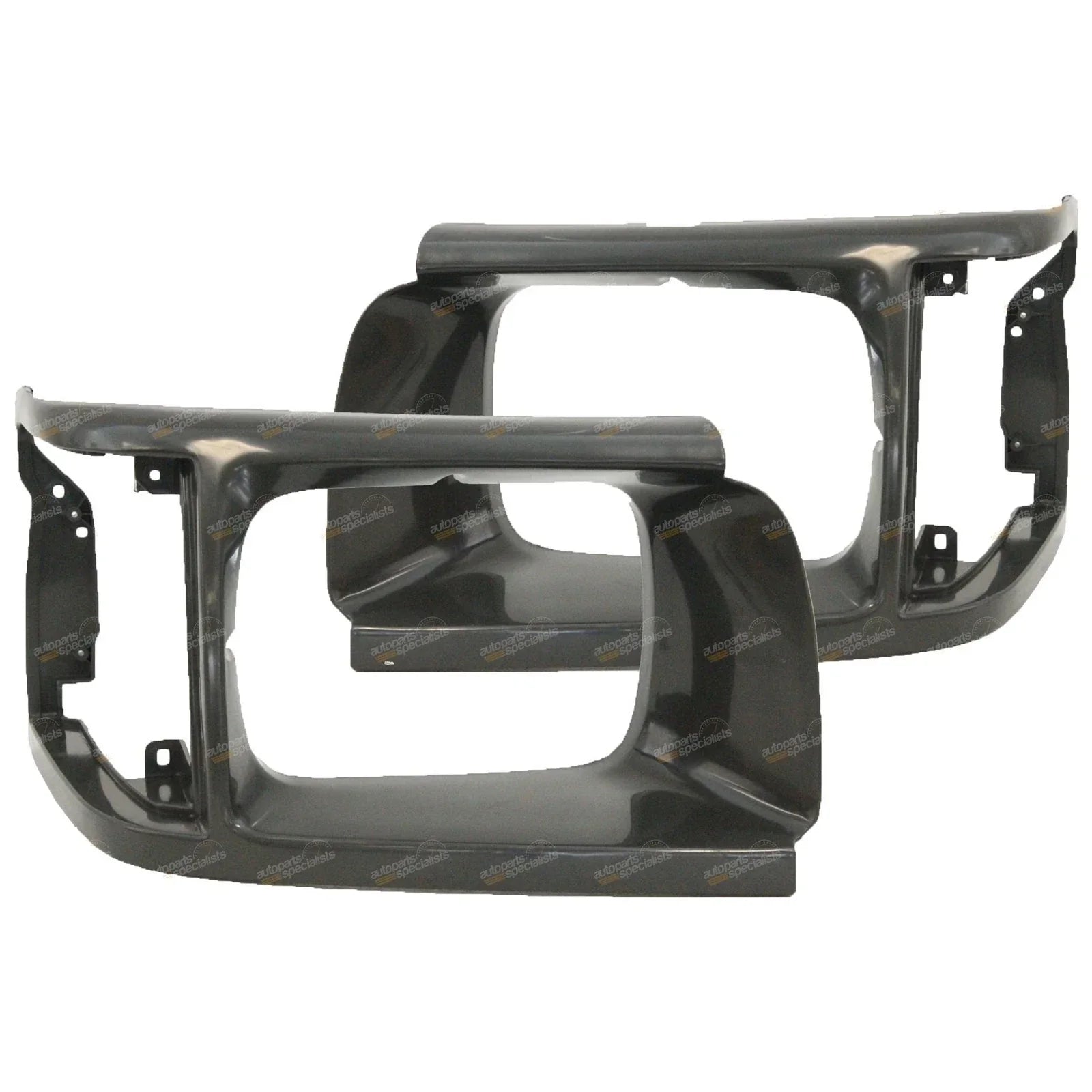 LH+RH Headlight Surround Pair Light Grey for Toyota Hiace (1992���1998)