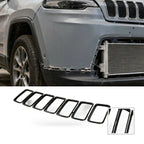 Chrome Front Grille Trim Cover for Jeep Cherokee (2014–2016)