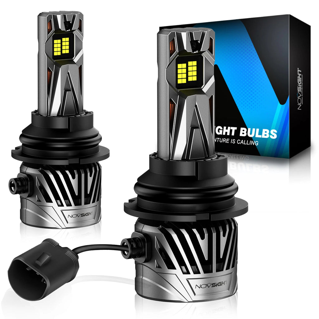 2X 9007 HB5 LED Headlight Bulbs for 30000LM 6500K White